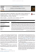 Cover page: Tracing the mobility of individuals using stable isotope signatures in biological tissues: “locals” and “non-locals” in an ancient case of violent death from Central California