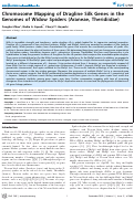 Cover page: Chromosome Mapping of Dragline Silk Genes in the Genomes of Widow Spiders (Araneae, Theridiidae)
