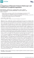 Cover page: Comparison of Outcomes between Endoscopic and Transcleral Cyclophotocoagulation