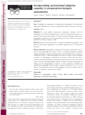 Cover page: Incorporating Sociocultural Adaptive Capacity in Conservation Hotspot Assessments