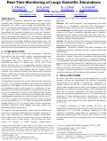 Cover page: Real-Time Monitoring of Large Scientific Simulations