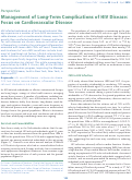 Cover page: Management of Long-Term Complications of HIV Disease: Focus on Cardiovascular Disease.