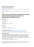 Cover page: Delphi consensus recommendation for optimization of pulmonary hypertension therapy focusing on switching from a phosphodiesterase 5 inhibitor to riociguat