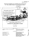 Cover page: OVERVIEW OF CERRO PRIETO STUDIES