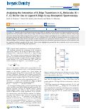 Cover page: Analyzing the Intensities of K‑Edge Transitions in X2 Molecules (X = F, Cl, Br) for Use in Ligand K‑Edge X‑ray Absorption Spectroscopy