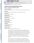 Cover page: Pediatric sleep-related breathing disorders: advances in imaging and computational modeling.