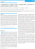 Cover page: A Scoping Review of Dietary Factors Conferring Risk or Protection for Cognitive Decline in APOE ε4 Carriers