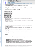 Cover page: Using Microsimulation Modeling to Inform EHE Implementation Strategies in Los Angeles County