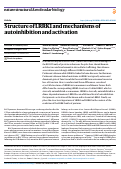 Cover page: Structure of LRRK1 and mechanisms of autoinhibition and activation.