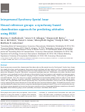 Cover page: Neural reference groups: a synchrony-based classification approach for predicting attitudes using fNIRS