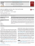 Cover page: Land use regulations and the value of land and housing: An intra-metropolitan analysis