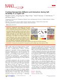 Cover page: Tracking Nanoparticle Diffusion and Interaction during Self-Assembly in a Liquid Cell