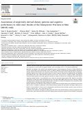 Cover page: Associations of empirically derived dietary patterns and cognitive performance in older men: Results of the Osteoporotic Fractures in Men (MrOS) study