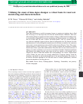 Cover page: Utilizing the onset of time-lapse changes: a robust basis for reservoir monitoring and characterization