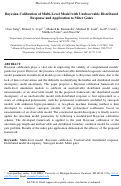 Cover page: Bayesian calibration of multi-level model with unobservable distributed response and application to miter gates