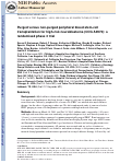 Cover page: Purged versus non-purged peripheral blood stem-cell transplantation for high-risk neuroblastoma (COG A3973): a randomised phase 3 trial