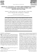 Cover page: Predictors of mental distress and poor physical health among homeless women