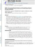 Cover page: NDEx: Accessing Network Models and Streamlining Network Biology Workflows.