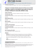 Cover page: Changes in Moderate Intensity Physical Activity Are Associated With Better Cognition in the Multilevel Intervention for Physical Activity in Retirement Communities (MIPARC) Study