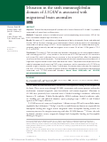 Cover page: Mutation in the sixth immunoglobulin domain of L1CAM is associated with migrational brain anomalies