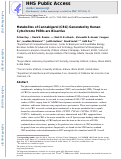 Cover page: Metabolites of Cannabigerol Generated by Human Cytochrome P450s Are Bioactive