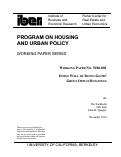 Cover page: Doing Well by Doing Good? Green Office Buildings