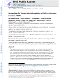 Cover page: Human-specific transcriptional regulation of CNS development genes by FOXP2