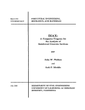 Cover page: BIAX: a computer program for the analysis of reinforced concrete sections