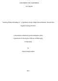 Cover page: "Learning Without Intending to": A Qualitative Study of High School Students' Out-of-Class English Learning Practices