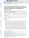 Cover page: Prediction of Metabolite Concentrations, Rate Constants and Post-Translational Regulation Using Maximum Entropy-Based Simulations with Application to Central Metabolism of Neurospora crassa.