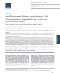 Cover page: Cost-Effectiveness of Chimeric Antigen Receptor T-Cell Therapy in Pediatric Relapsed/Refractory B-Cell Acute Lymphoblastic Leukemia.