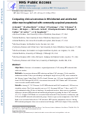 Cover page: Clinical outcomes of HIV‐infected men with CAP