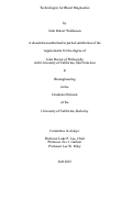 Cover page: Technologies for Blood Diagnostics