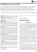 Cover page: Development and Content Validation of a Patient-Reported Sexual Risk Measure for Use in Primary Care