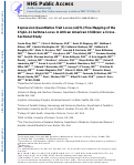 Cover page: Expression quantitative trait locus fine mapping of the 17q12-21 asthma locus in African American children: a genetic association and gene expression study.