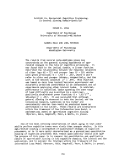 Cover page: Lexical vs Nonlexical Cognitive Processing: Is General Solwing Domain-Specific?