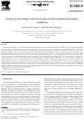 Cover page: Zonal jets in rotating convection with mixed mechanical boundary conditions