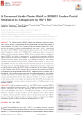 Cover page: A Conserved Acidic-Cluster Motif in SERINC5 Confers Partial Resistance to Antagonism by HIV-1 Nef