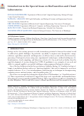 Cover page: Introduction to the Special Issue on BioFoundries and Cloud Laboratories