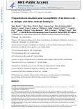 Cover page: Frequent blood donations alter susceptibility of red blood cells to storage‐ and stress‐induced hemolysis