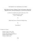 Cover page: Data-Driven System Analysis Using the Koopman Operator: Eigenfunctions, Invariant Subspaces, and Accuracy Bounds