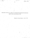 Cover page: Anti-Tumor Activity of 1-ethyl-3-(3'-Dimethylaminopropyl) Carbodiimide. HCl Against Mouse Neuroblastoma C1300