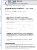 Cover page: Operating Room Supply Cost Awareness: A Cross-Sectional Analysis.