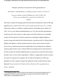 Cover page: It depends: Optionality in the production of filler-gap dependencies