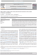 Cover page: Hippocampal coupling with cortical and subcortical structures in the context of memory consolidation