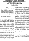 Cover page: Enumeration by pattern recognition requires attention: Evidence against immediate holistic processing of canonical patterns