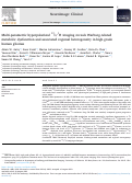 Cover page: Multi-parametric hyperpolarized 13C/1H imaging reveals Warburg-related metabolic dysfunction and associated regional heterogeneity in high-grade human gliomas