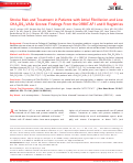 Cover page: Stroke Risk and Treatment in Patients with Atrial Fibrillation and Low CHA2DS2‐VASc Scores: Findings From the ORBIT‐AF I and II Registries