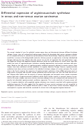 Cover page: Differential expression of argininosuccinate synthetase in serous and non‐serous ovarian carcinomas