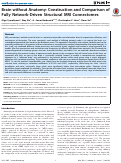 Cover page: Brain without Anatomy: Construction and Comparison of Fully Network-Driven Structural MRI Connectomes